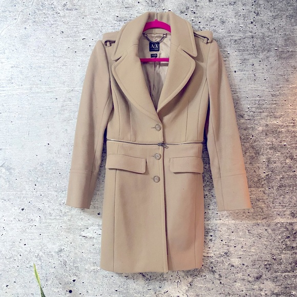 Wool blend coat/jacket with detachable bottom XS - Picture 7 of 12